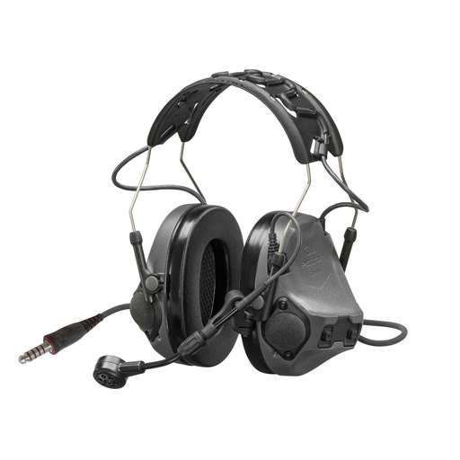 [MT14H418A-86 GE] 3M™ PELTOR™ ComTac VIII Headset Grey (NATO Wired)
